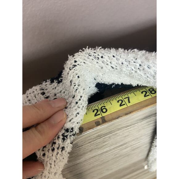 The Impeccable Pig Womens Sweater Size Small Pullover Black White Dots New - Picture 10 of 11